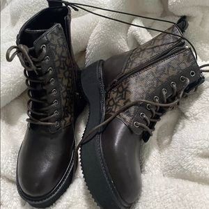 Dkny Boots Women, Size 5 1/2 , dark brown